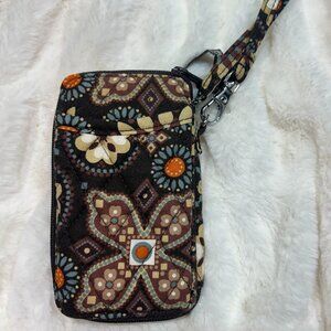 EUC Vera Bradley Safari Sunset Smartphone Wristlet